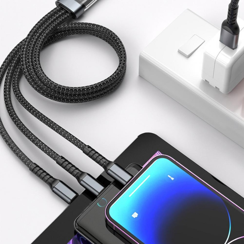 100W Triple-Mode Universal Charging Cable